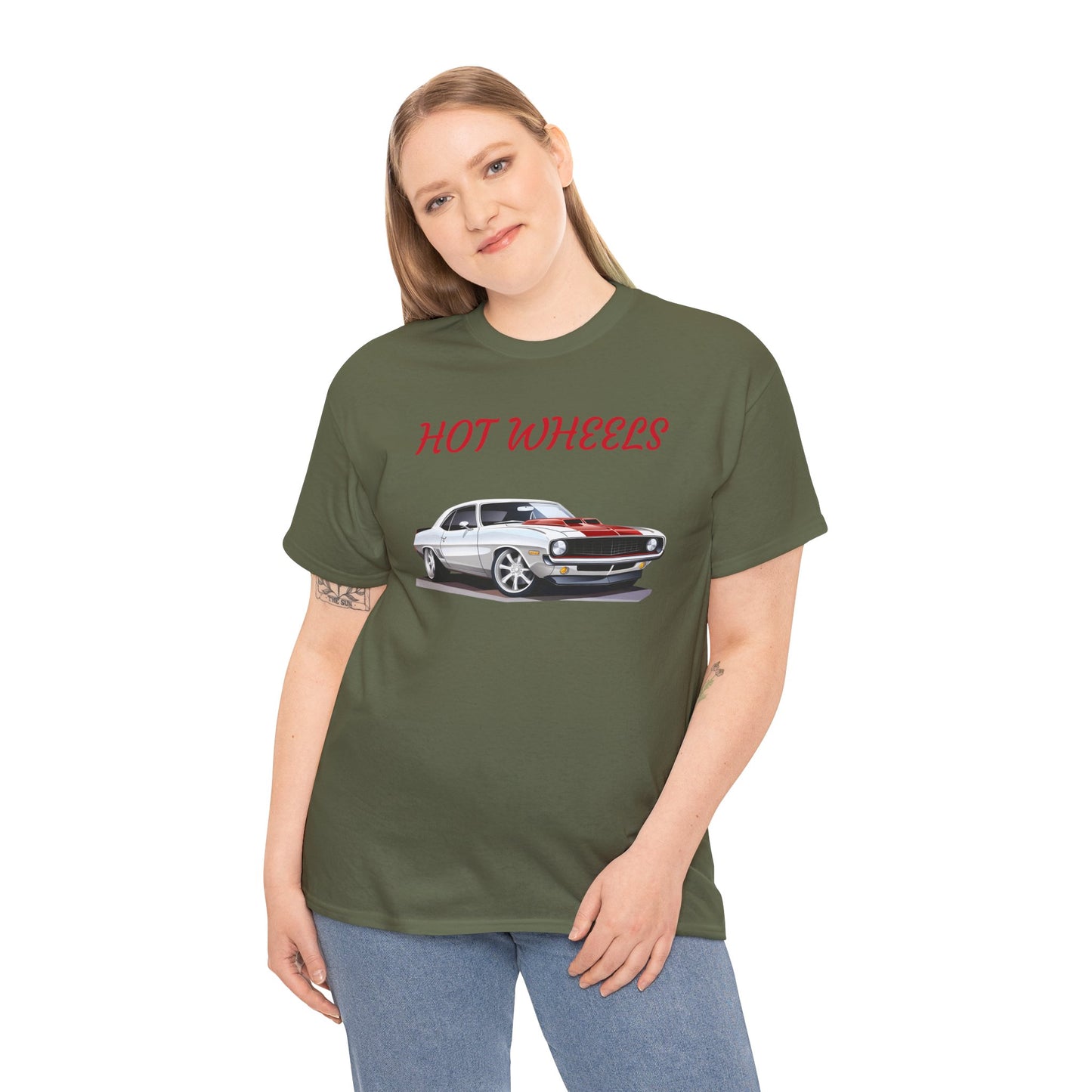 Princess Grace Hot Wheels Unisex Heavy Cotton Tee Classic Car Enthusiast Shirt