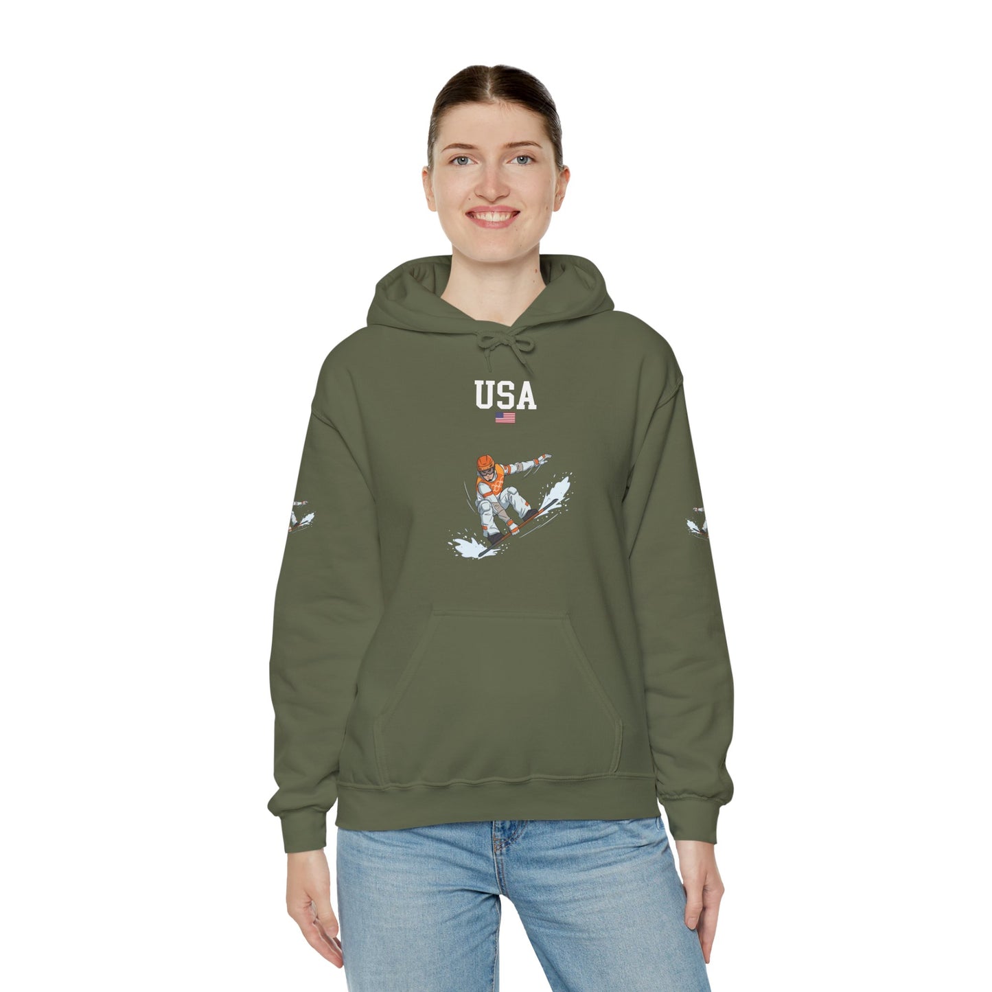 Princess Grace  TEAM USA  Unisex Heavy Blend Hooded Sweatshirt