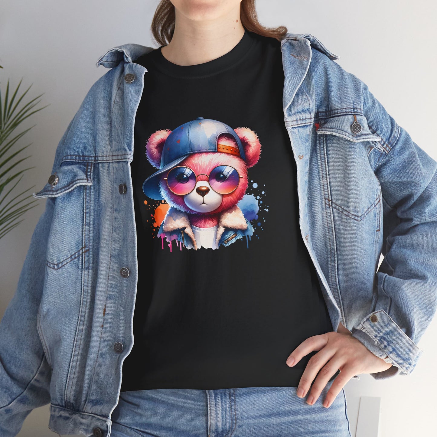 Princess Grace  Cool Bear Graphic Unisex Heavy Cotton Tee  Trendy Streetwear T-Shirt