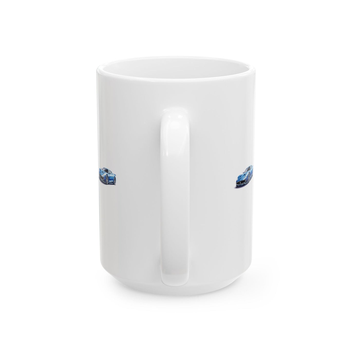 Princess Grace  Blue Sports Car Ceramic Mug   Perfect for Car Enthusiasts