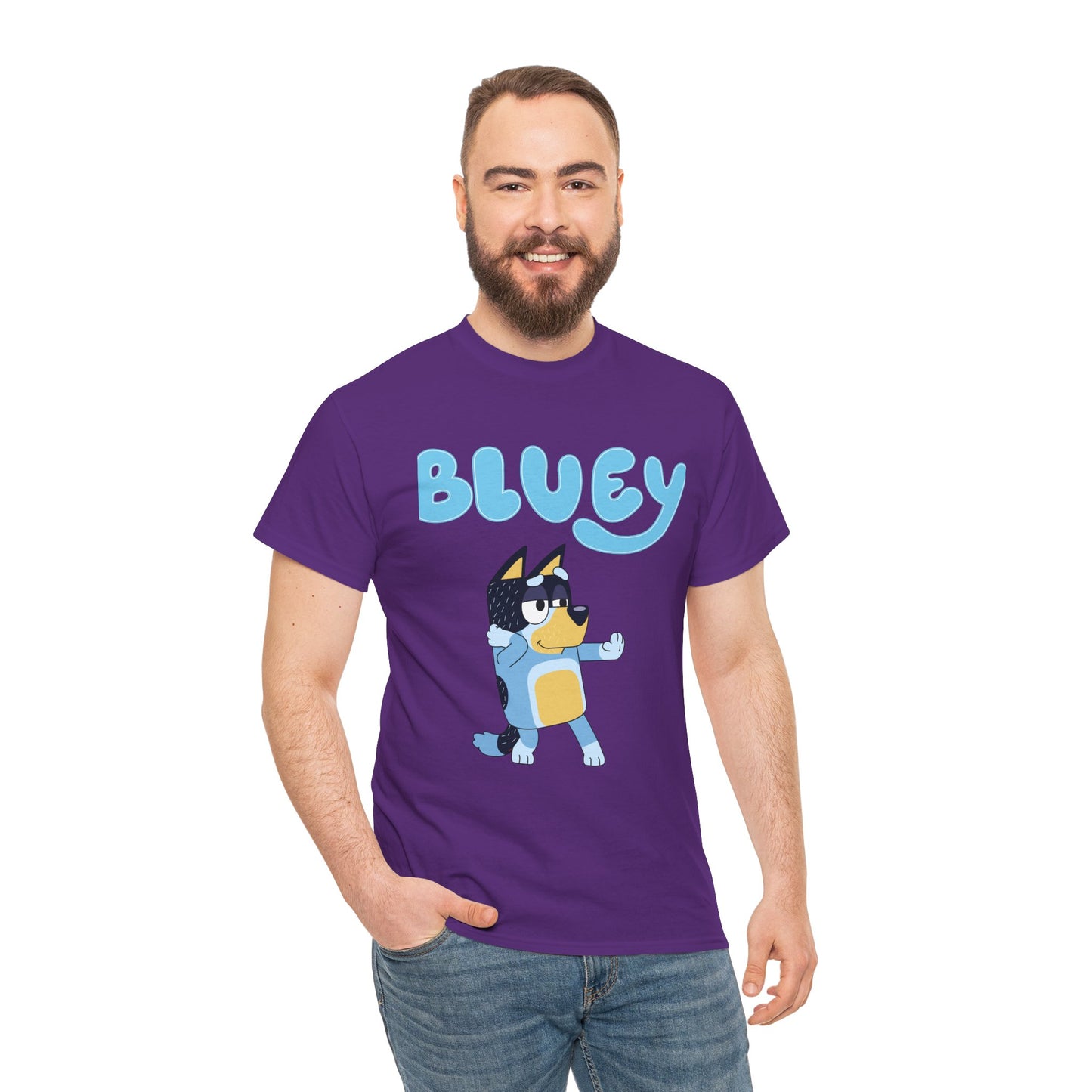 Princess Grace  Bluey Unisex Heavy Cotton Tee  Fun & Playful Kids Shirt