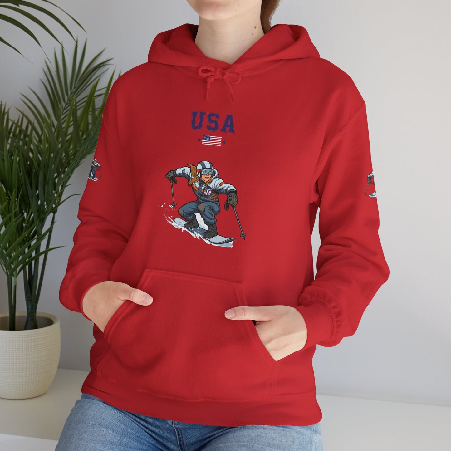 Princess Grace  TEAM USA  Unisex Heavy Blend Hooded Sweatshirt