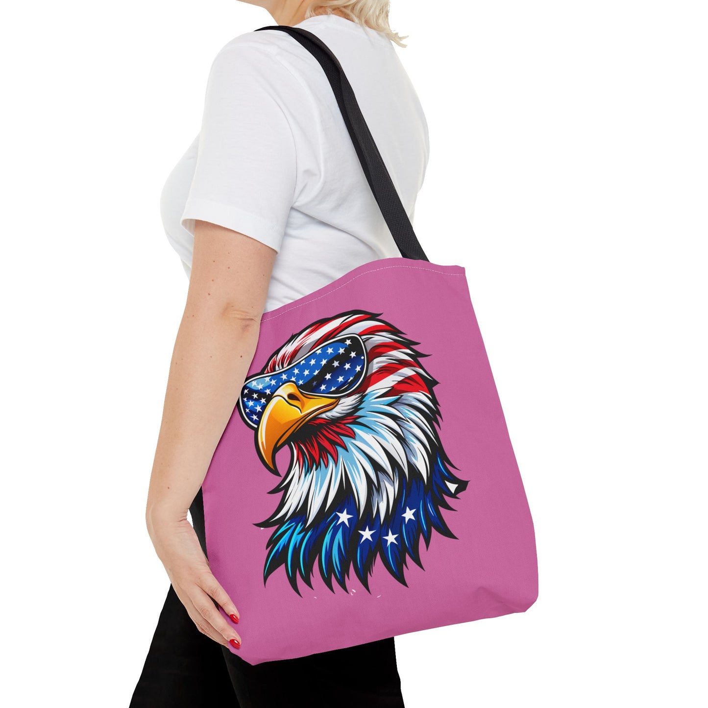 Princess Grace  Patriotic Eagle Tote Bag  Perfect for July 4th Celebrations