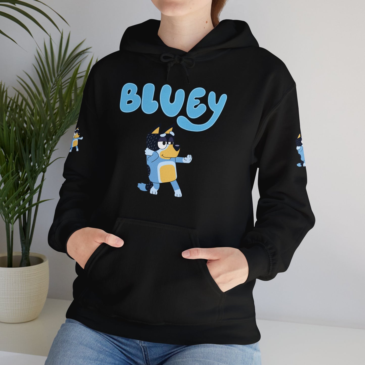 Princess Grace  Cute Bluey Hoodie for Kids & Adults  Unisex Heavy Blend Sweatshirt with Adorable Character Design