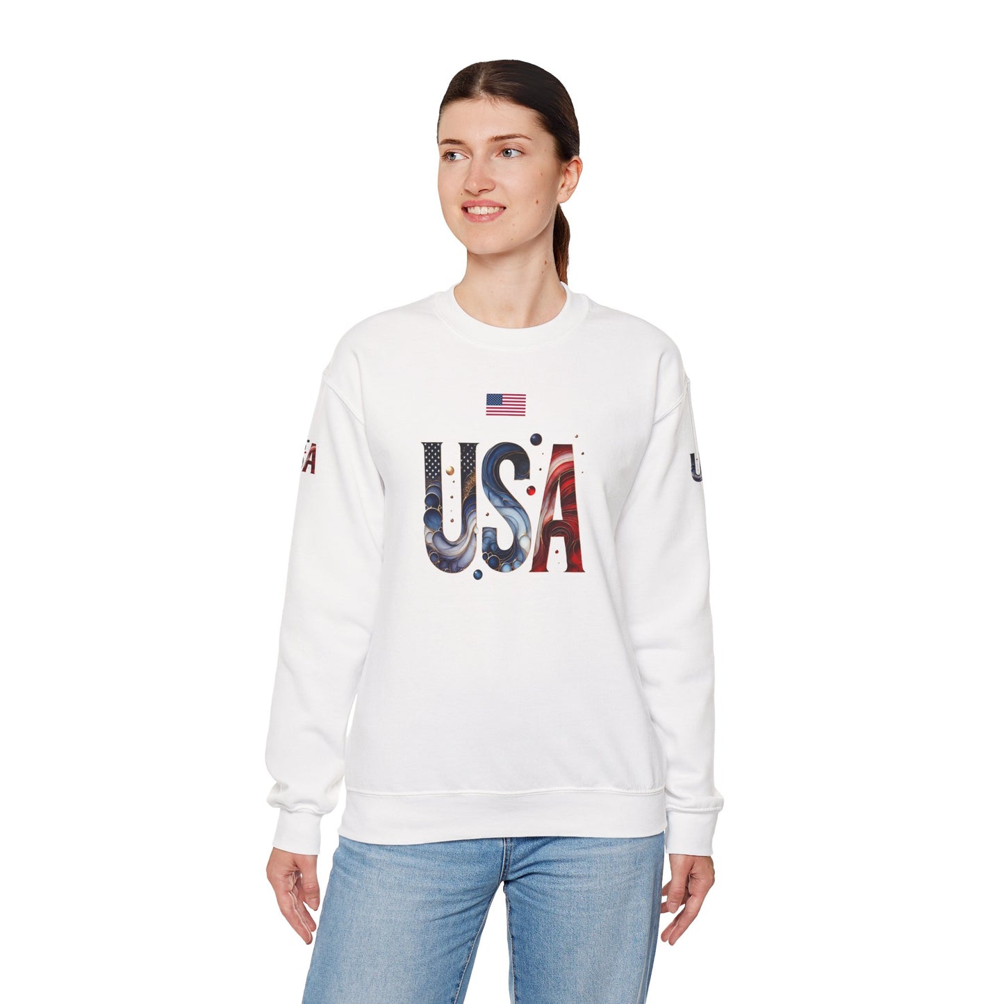 Princess Grace TEAM USA Unisex Heavy Blend Crewneck Sweatshirt