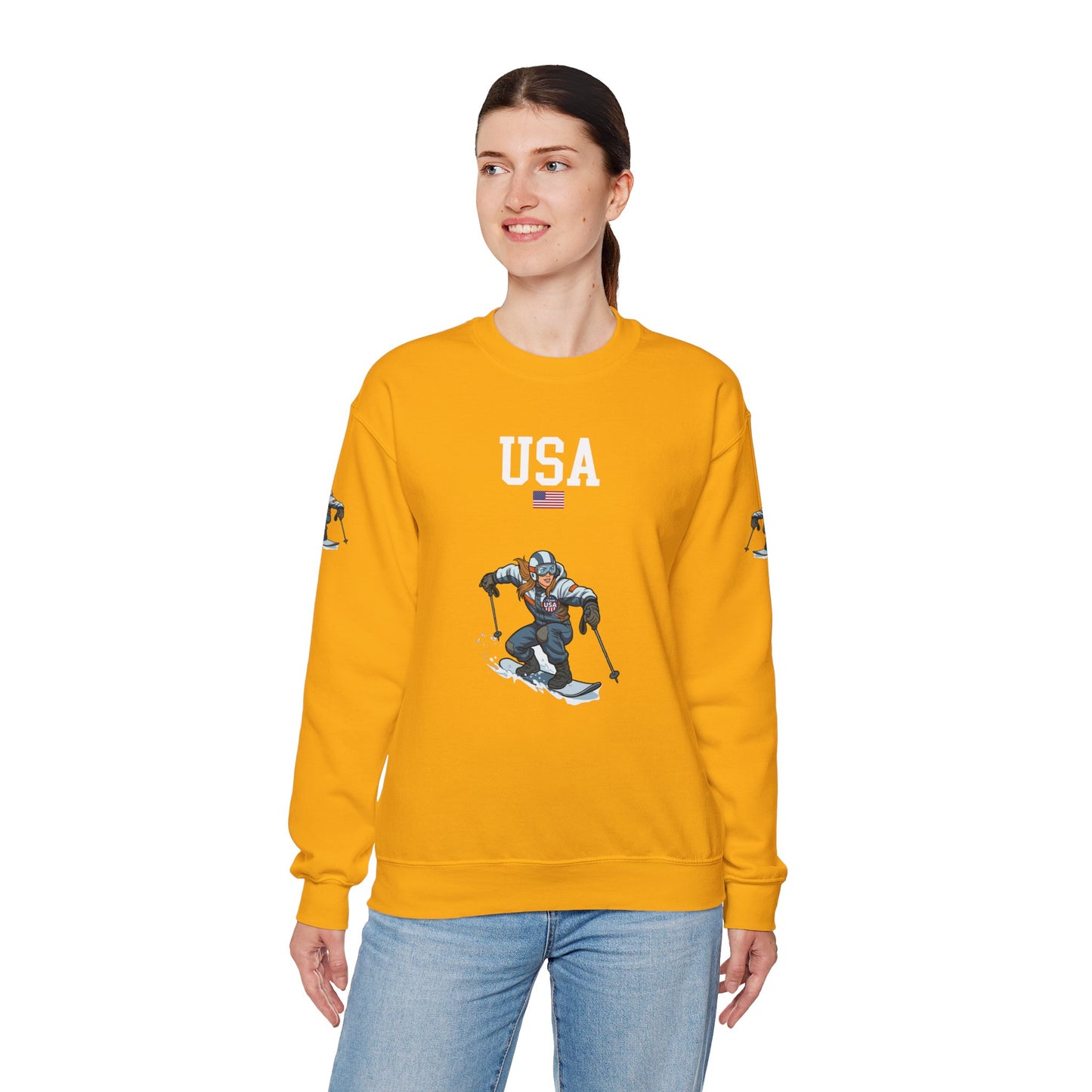 Princess Grace  TEAM USA  Unisex Heavy Blend Crewneck Sweatshirt