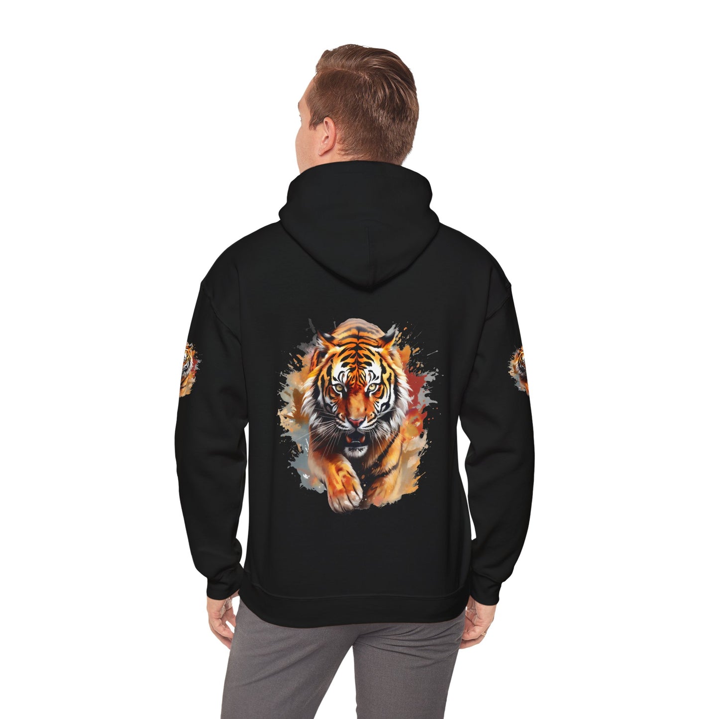 Princess Grace  Fierce Tiger Graphic Unisex Heavy Blend Hoodie