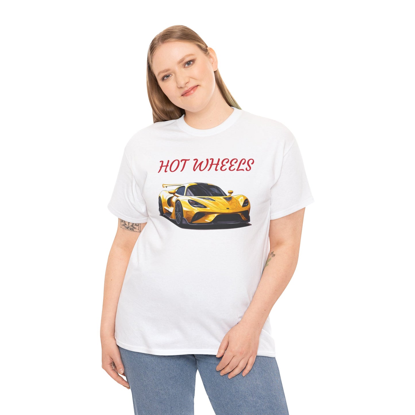 Princess Grace  Hot Wheels Unisex Heavy Cotton Tee Perfect for Car Enthusiasts