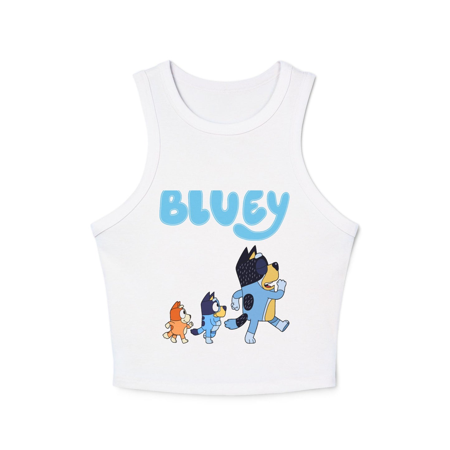 Princess Grace  Bluey Kids Racer Tank Top  Fun Cartoon Style for Playtime and Summer