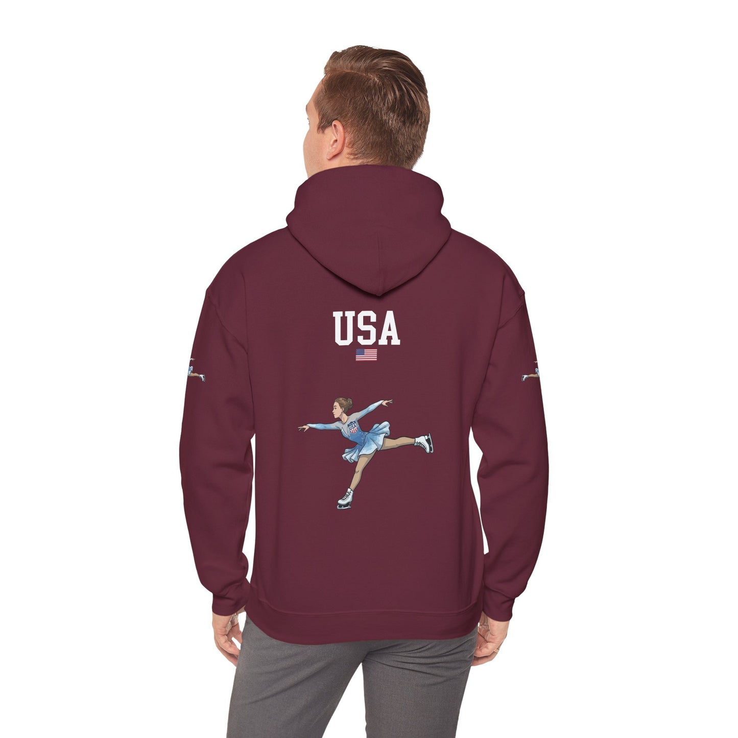 Princess Grace  TEAM USA   Unisex Heavy Blend Hooded Sweatshirt