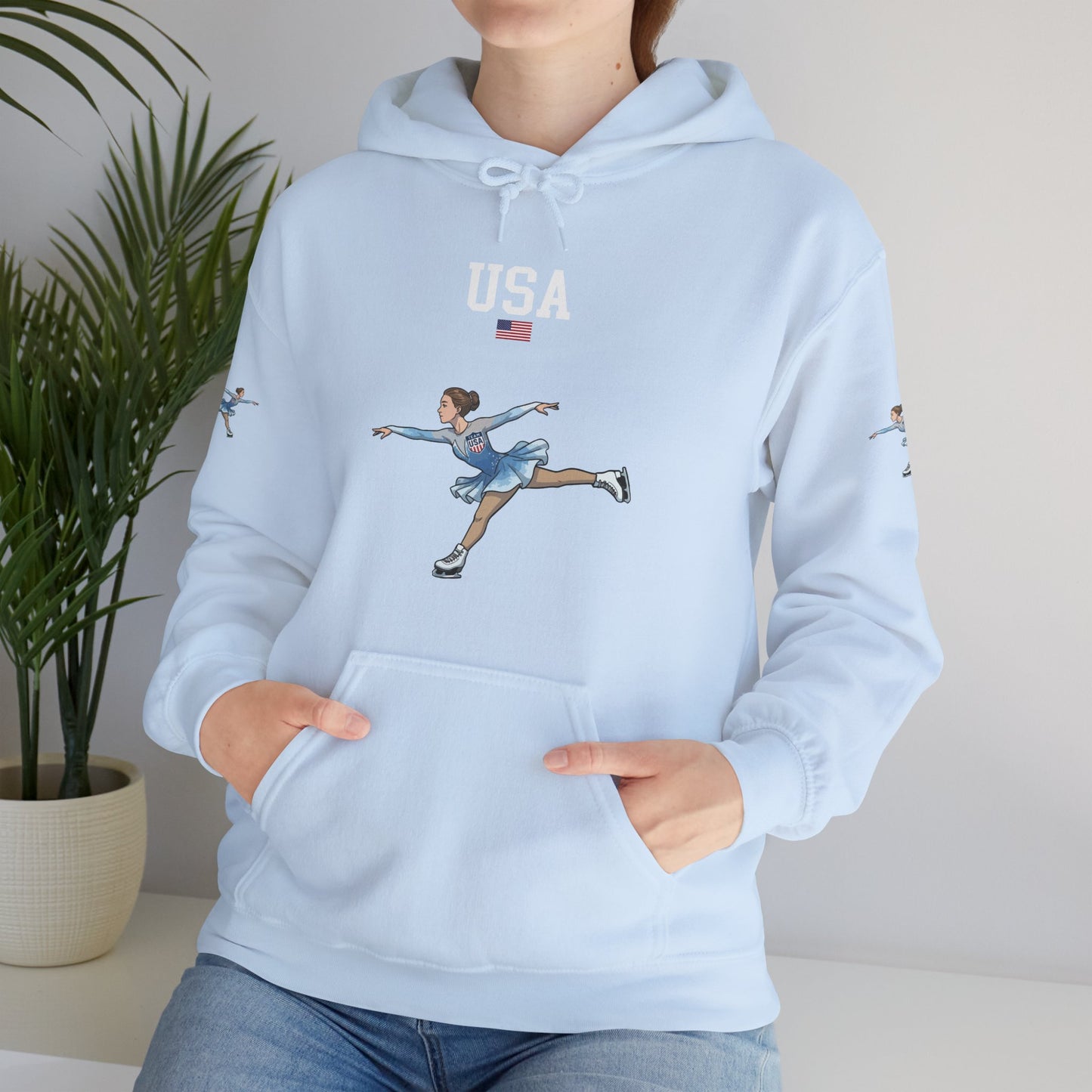 Princess Grace  TEAM USA  Unisex Heavy Blend Hooded Sweatshirt