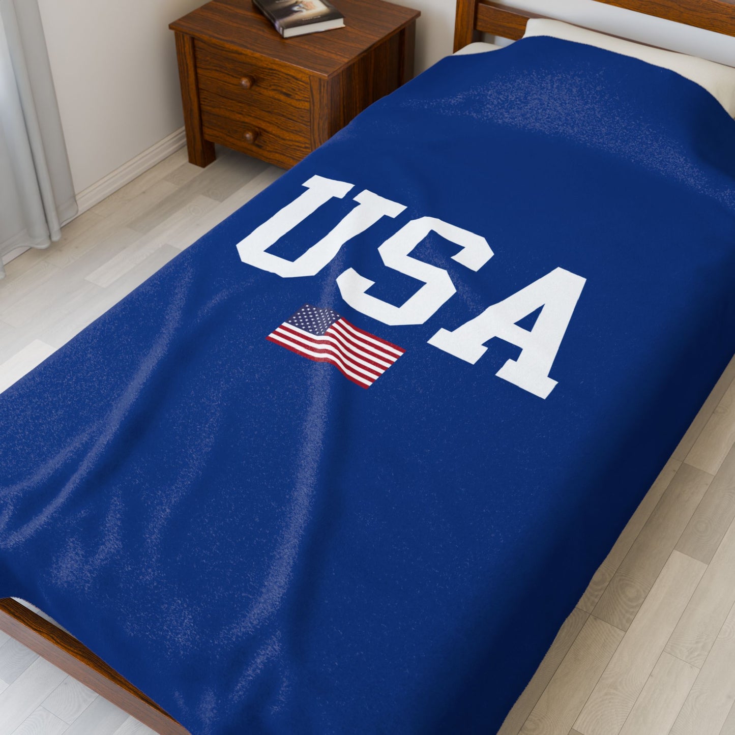 Princess Grace  TEAM USA  Velveteen Plush Blanket