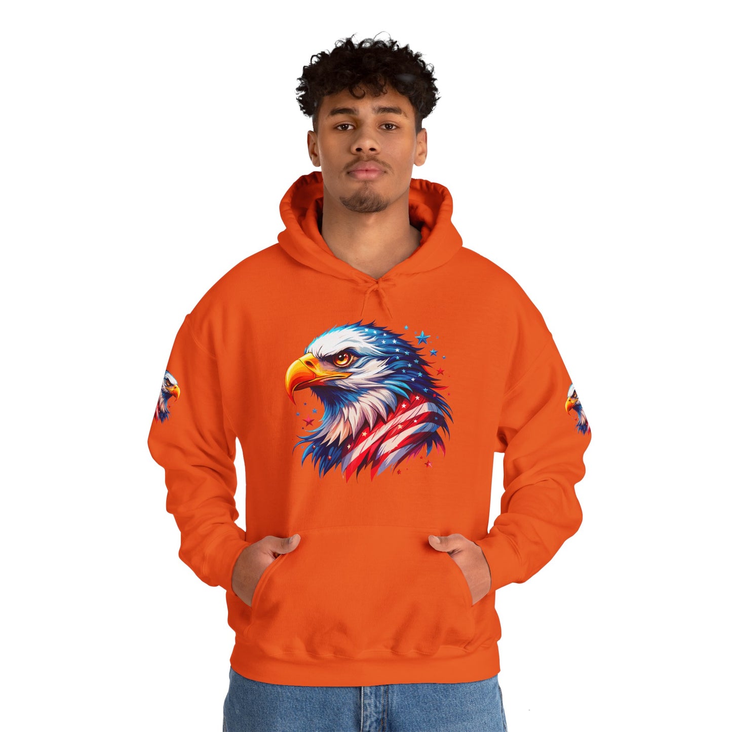 Princess Grace  American  Eagle Unisex Heavy Blend Hooded Sweatshirt