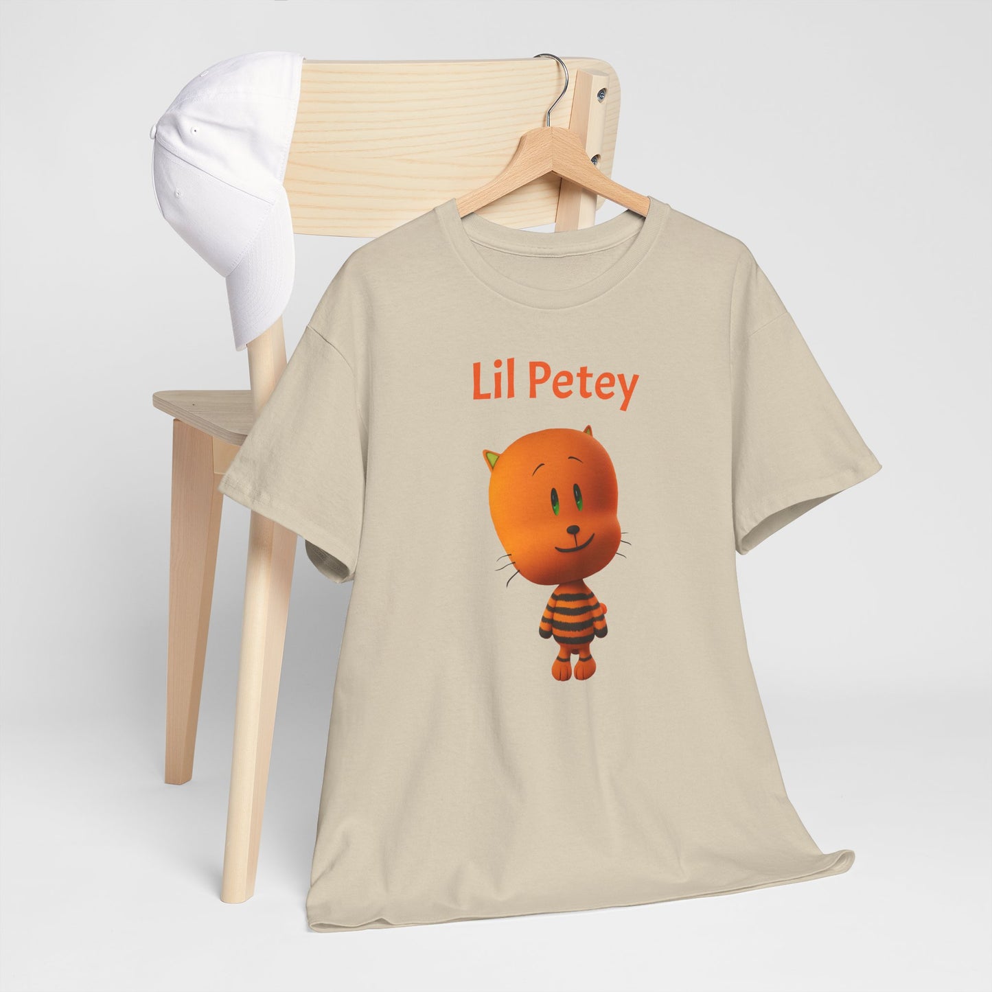 Princess Grace  Lil Petey Unisex Heavy Cotton Tee  Fun & Playful Cartoon T-Shirt for Kids and Adults