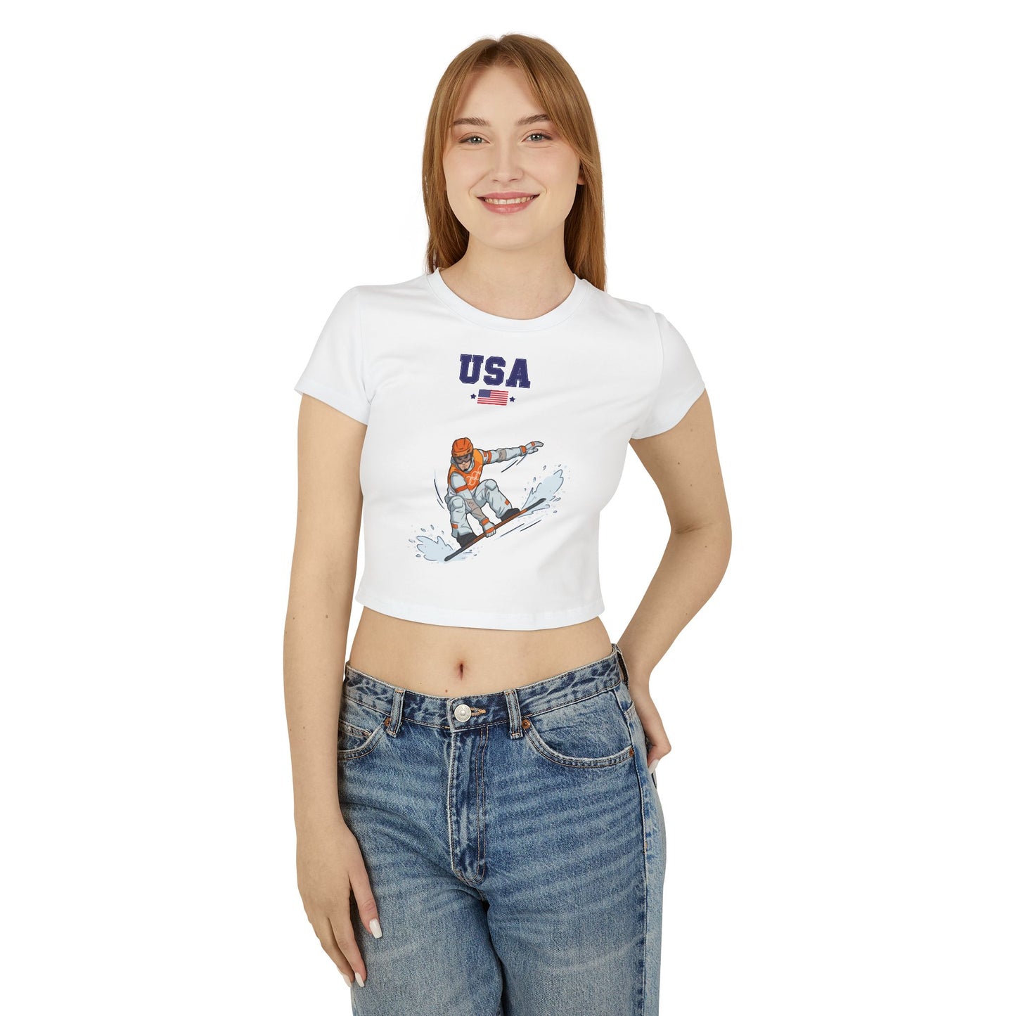 Princess Grace  TEAM USA   Snowboard  Womens  Baby Tee