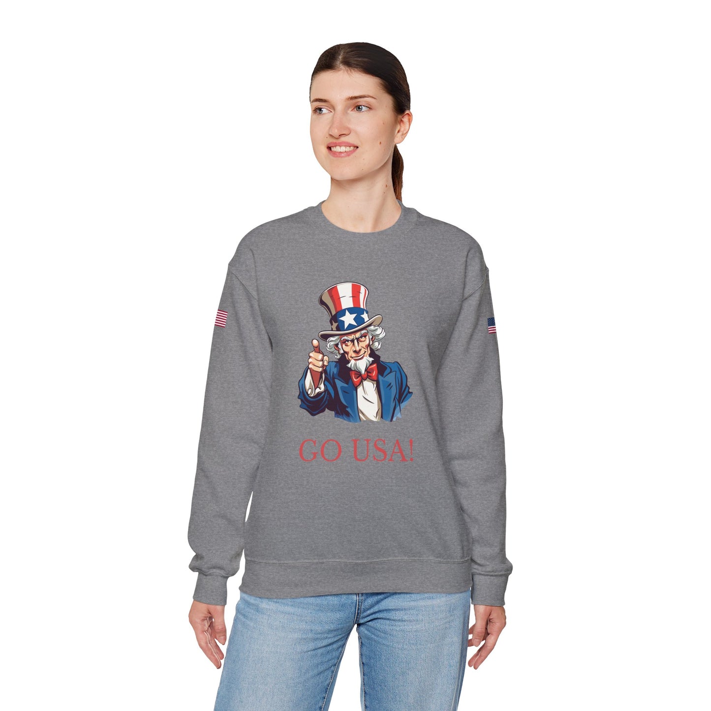Princess Grace TEAM USA Unisex Heavy Blend Crewneck Sweatshirt