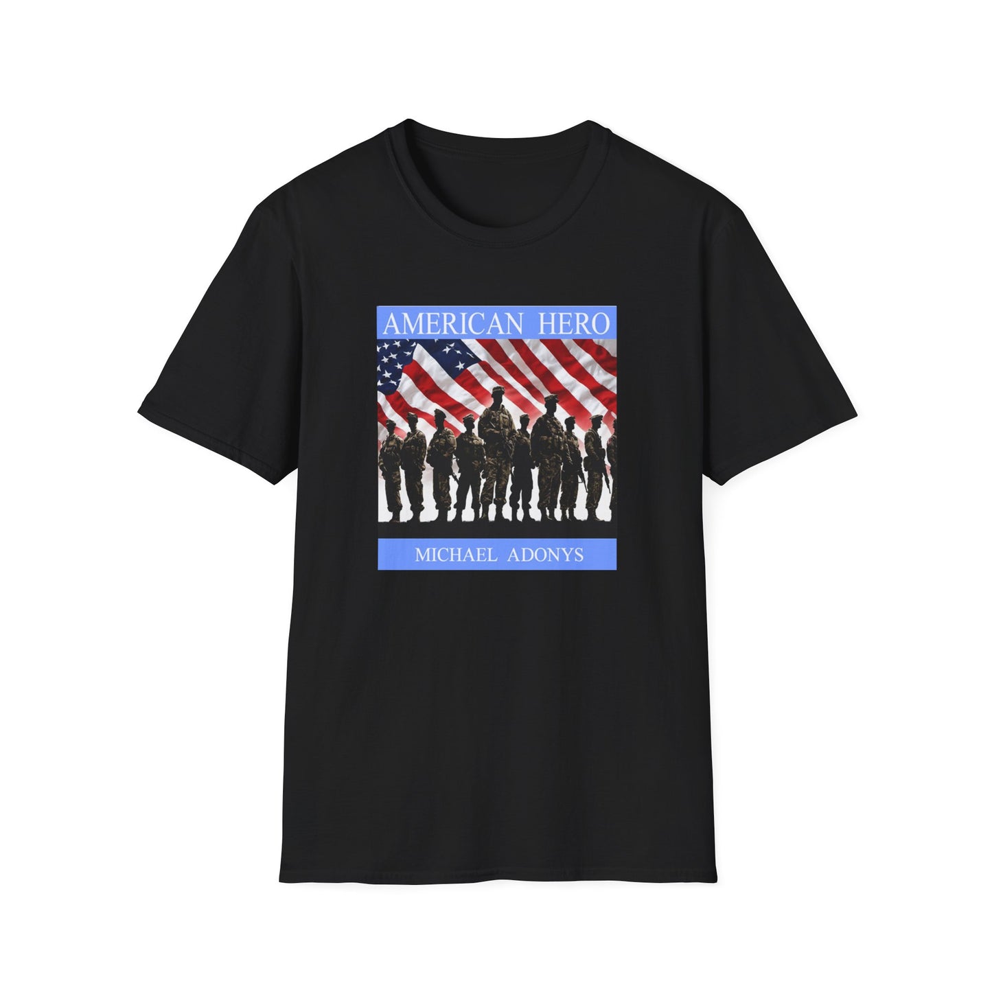 Michael Adonys American Hero Unisex Softstyle TShirt