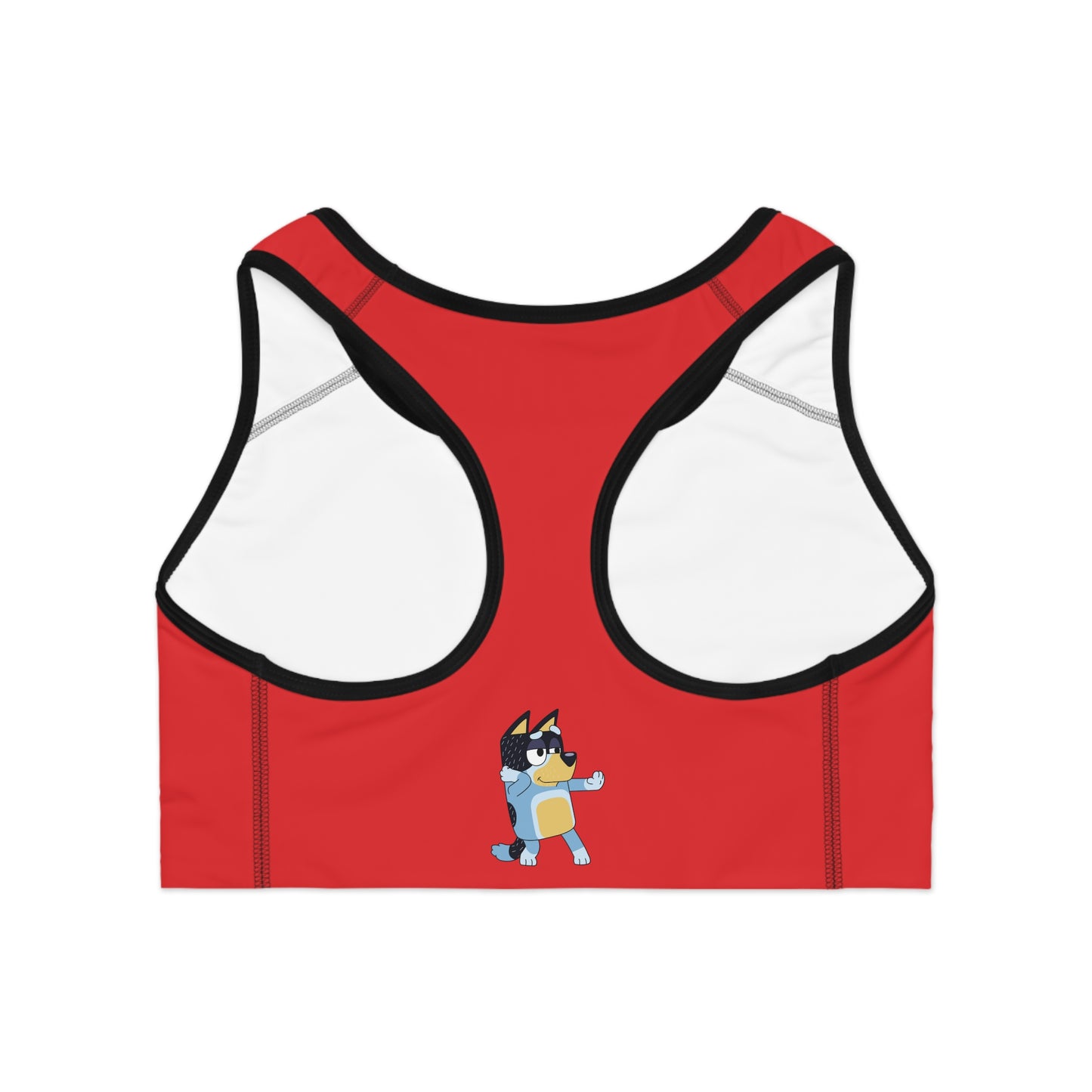 Princess Grace  Fun Bluey Sports Bra for Comfortable & Stylish Gym Wear