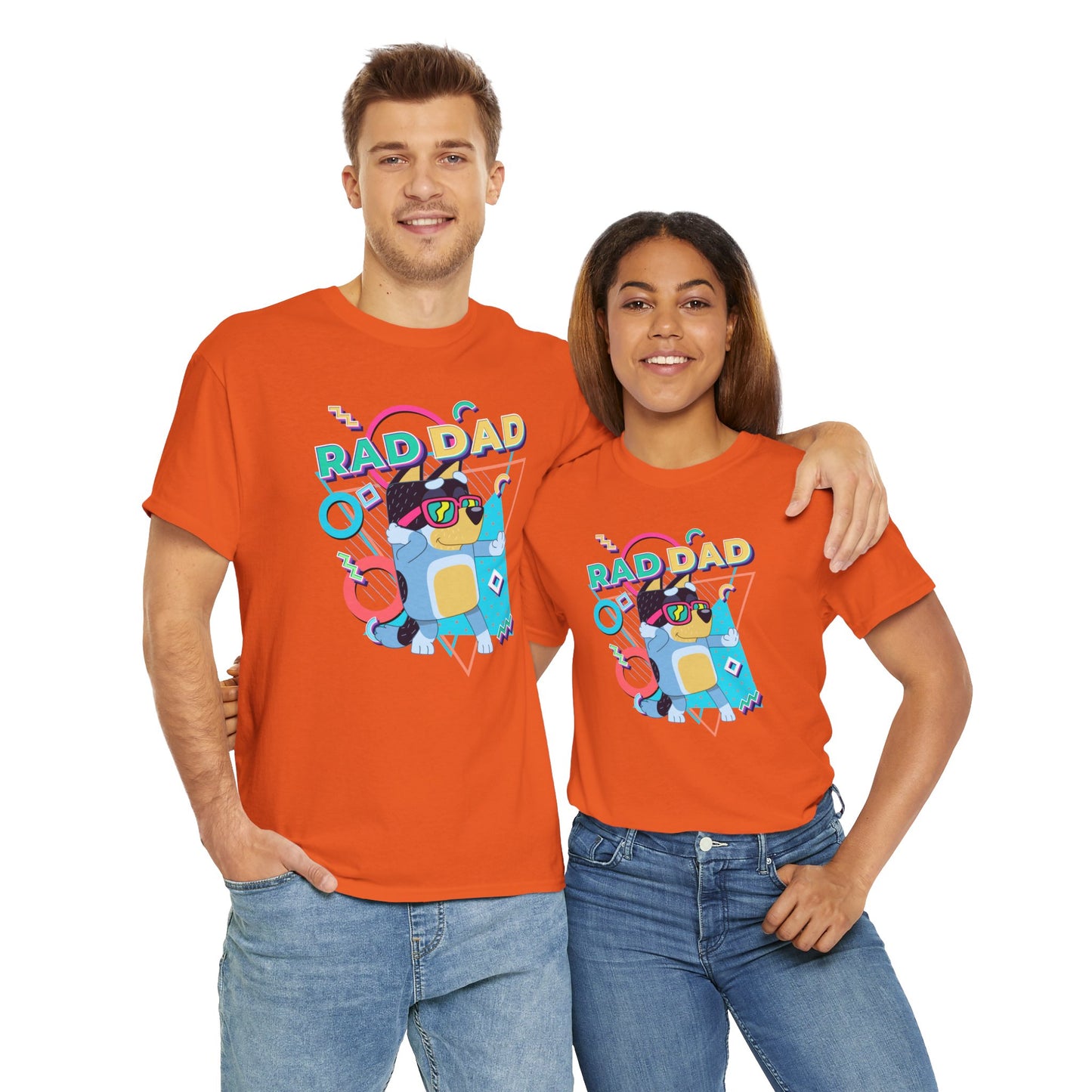 Princess Grace  Bluey  Funny Rad dad Unisex Heavy Cotton Tee  Perfect Gift for Cool Dads