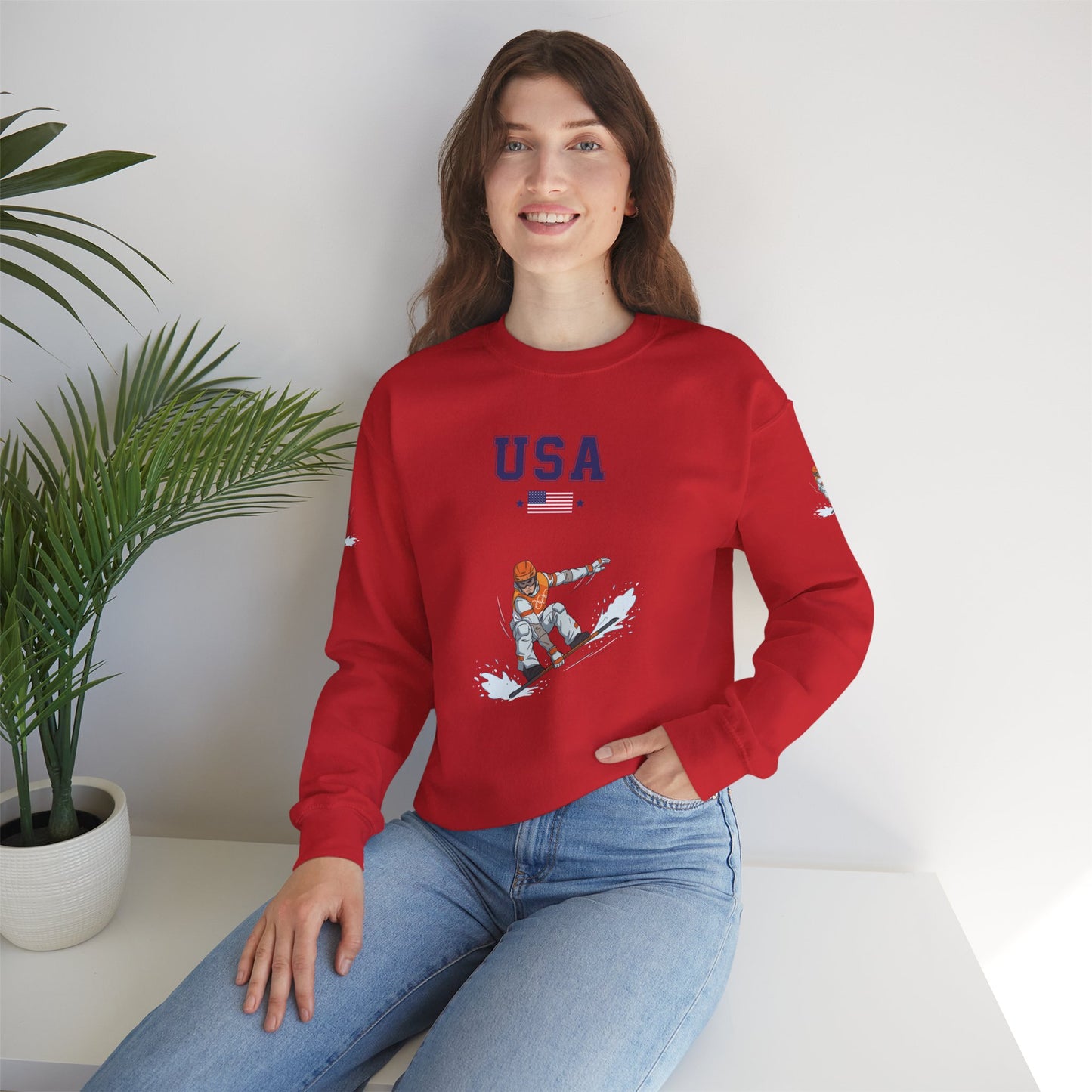 Princess Grace  TEAM USA  Unisex Heavy Blend  Crewneck Sweatshirt
