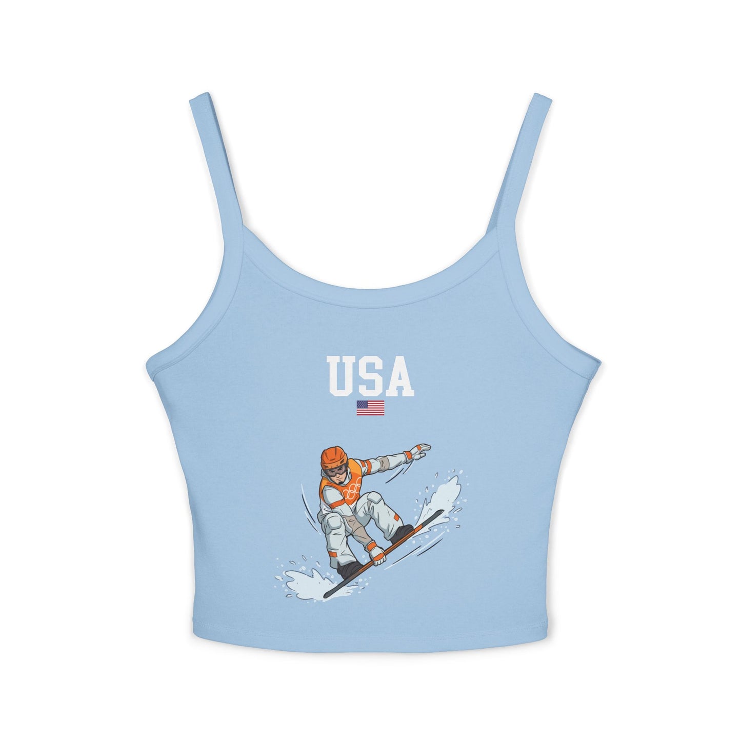 Princess Grace  TEAM USA  Women's Spaghetti Strap Tank Top