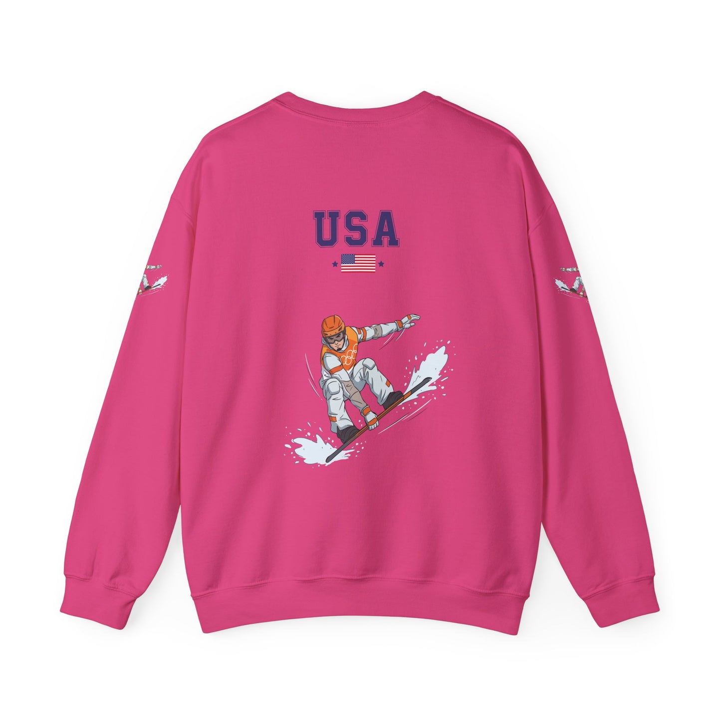 Princess Grace  TEAM USA  Snowboard Unisex Heavy Blend  Crewneck Sweatshirt