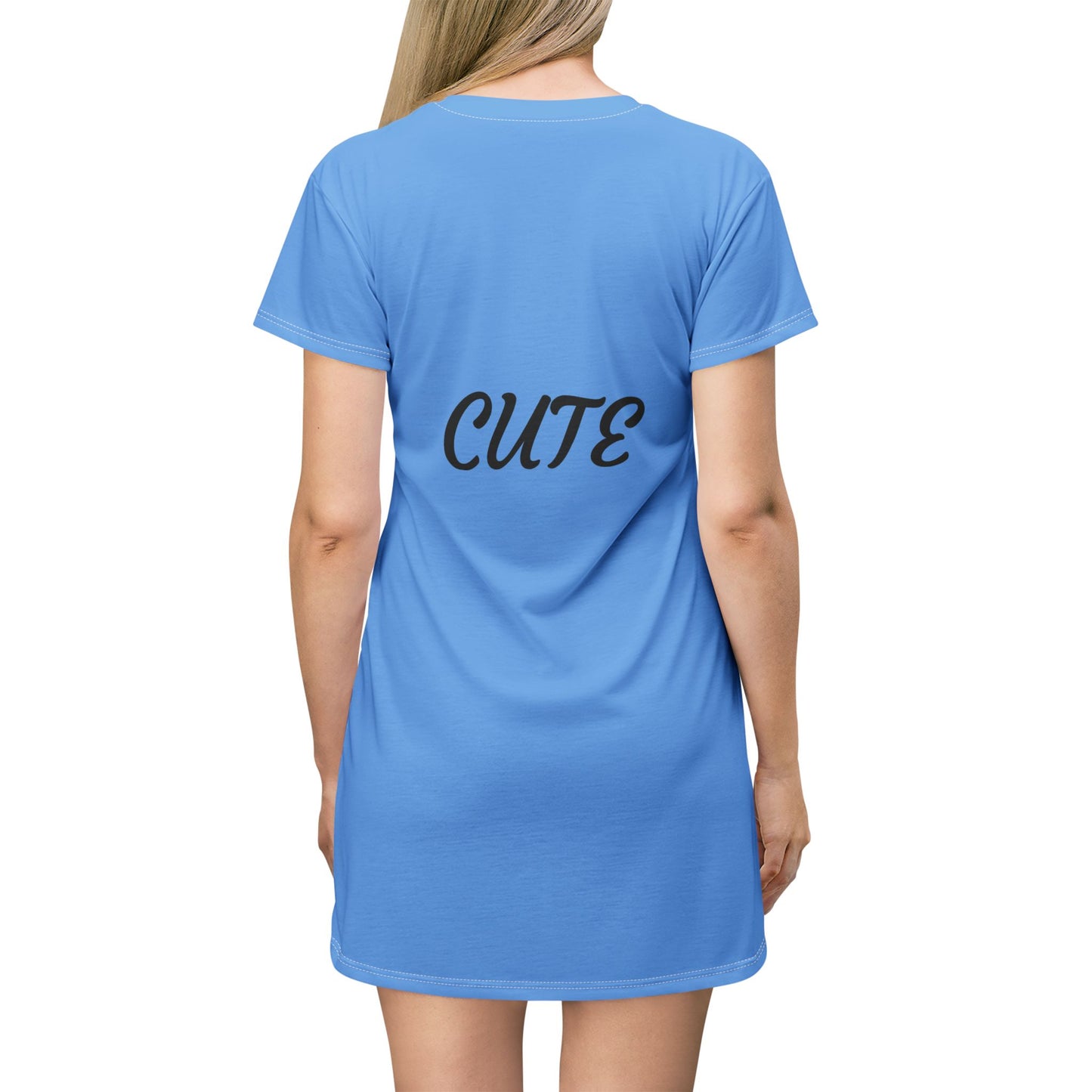 Princess Grace  Cute Chic T-Shirt Dress for Casual Style and Comfort