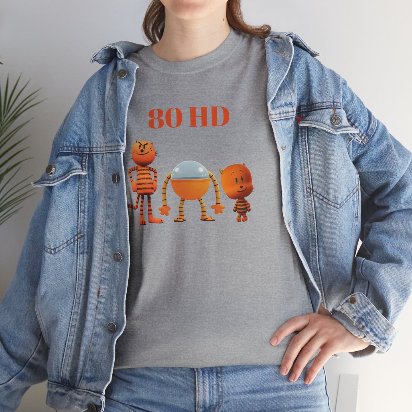 Princess Grace  Cartoon Animal Unisex Heavy Cotton Tee  80 HD Design
