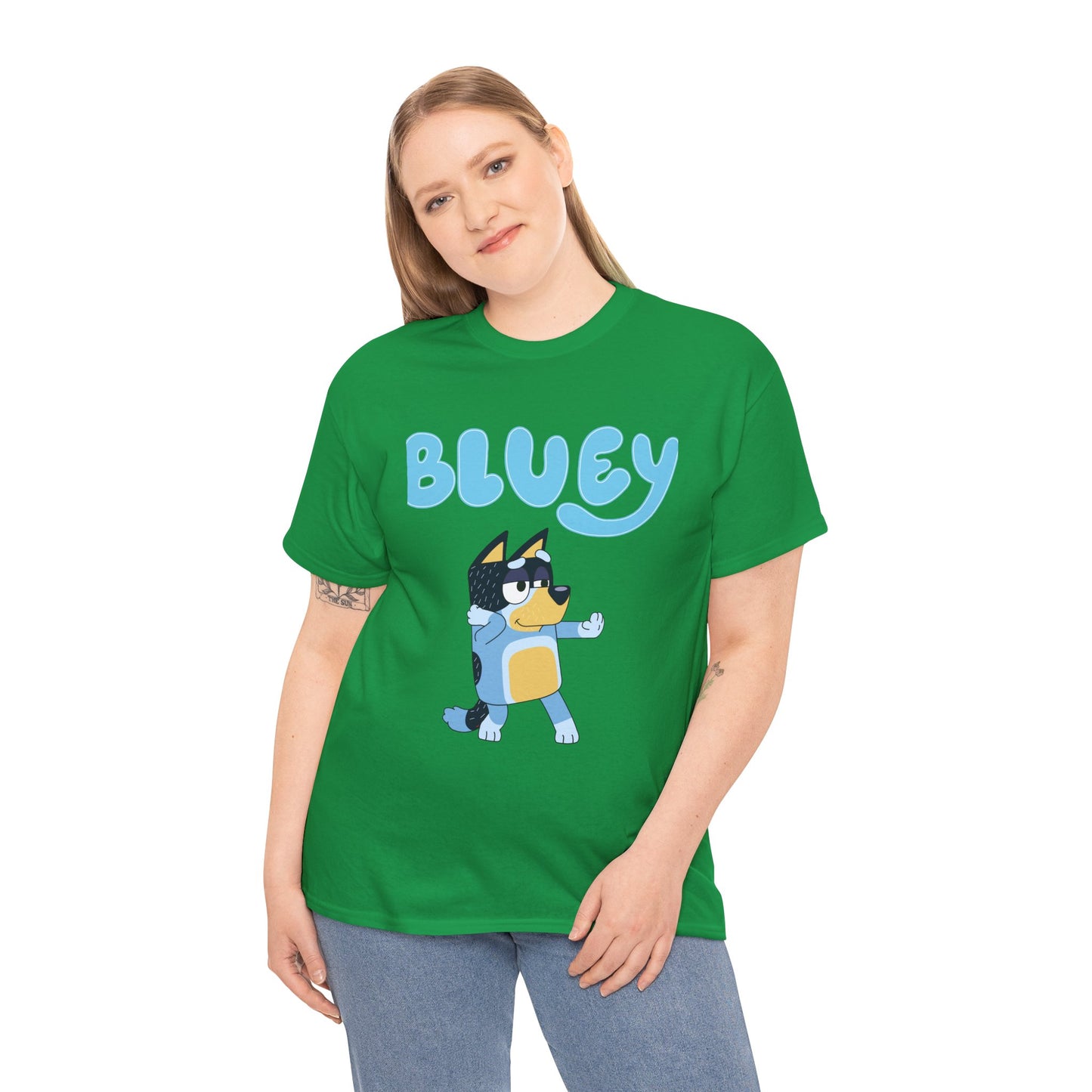 Princess Grace  Bluey Unisex Heavy Cotton Tee  Fun & Playful Kids Shirt
