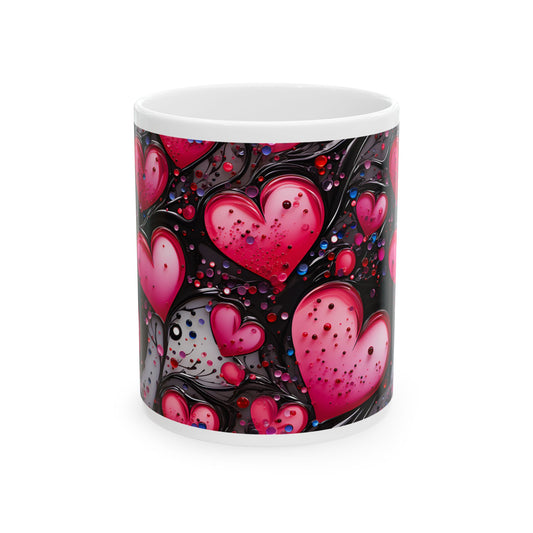 Princess Grace  Heartfelt Love Ceramic Mug  Perfect Gift for Valentine's Day & Romantic Moments