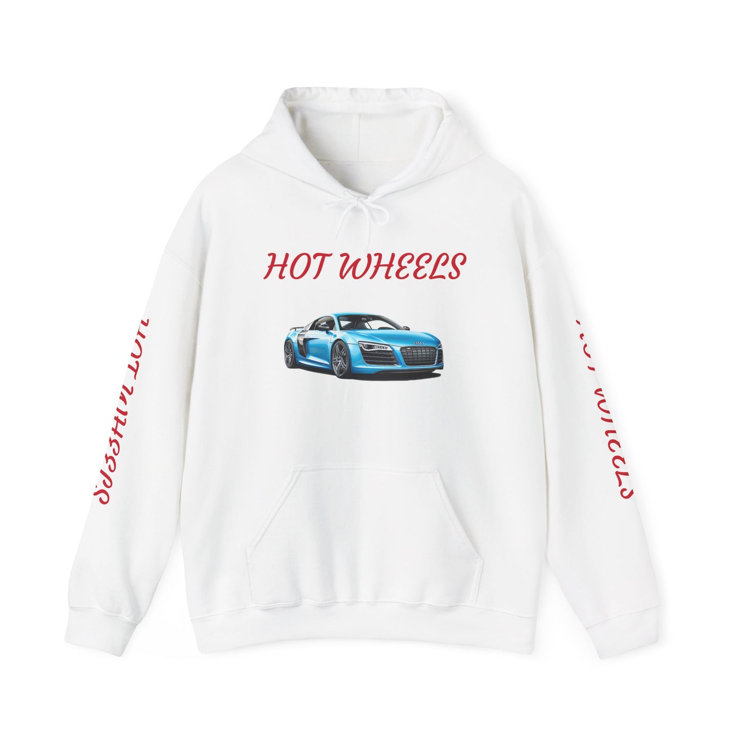 Princess Grace Hot Wheels Unisex Heavy Blen Hooded Sweatshirt Sporty Car Design Perfect for Car Enthusiasts