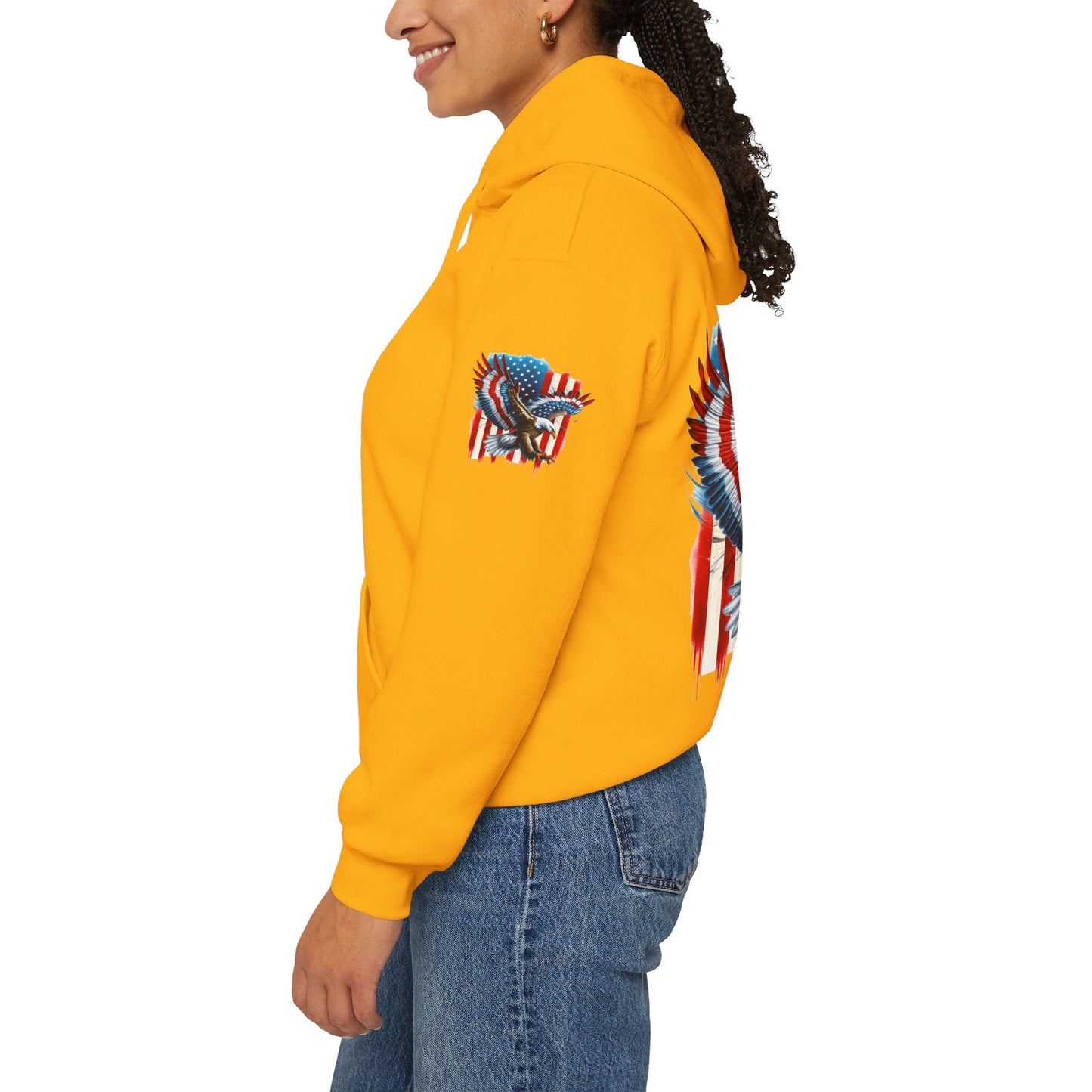 Princess Grace Patriotic Unisex Heavy Blend Hooded Sweatshirt