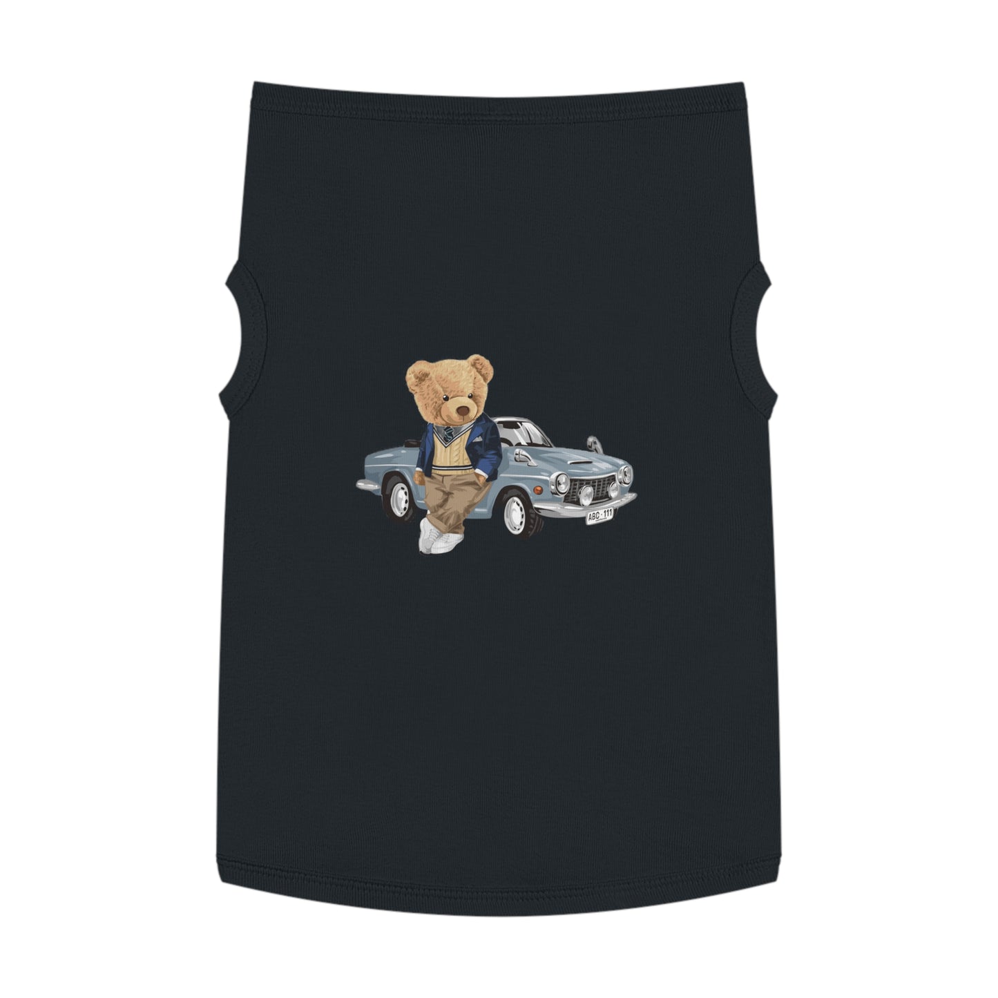 Princess Grace  CUTE Cool Vintage Bear Pet Tank Top  Cute Dog Apparel for Retro Vibes