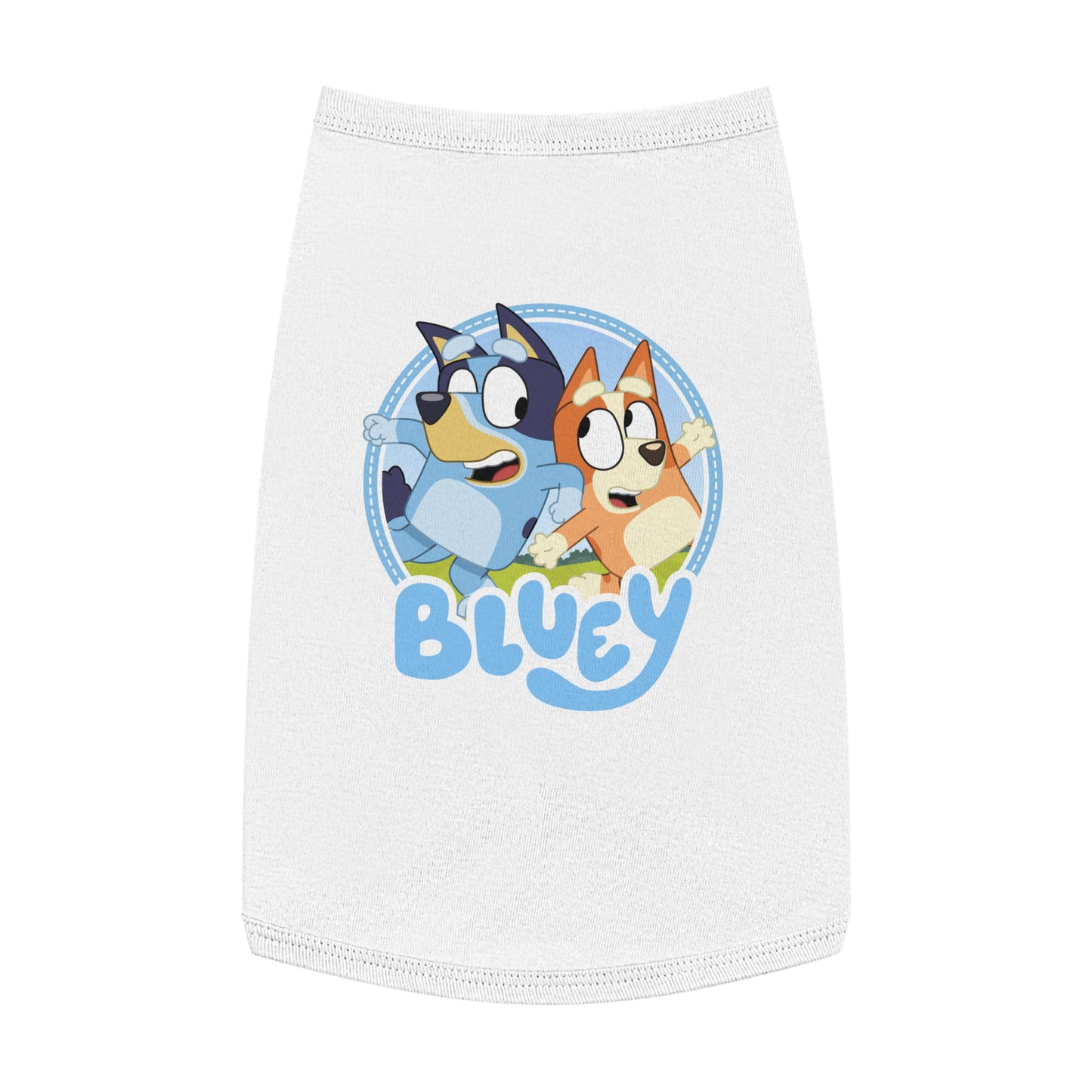 Princess Grace  Bluey Pet Tank Top Cute & Comfortable Dog Apparel for Playful Pets