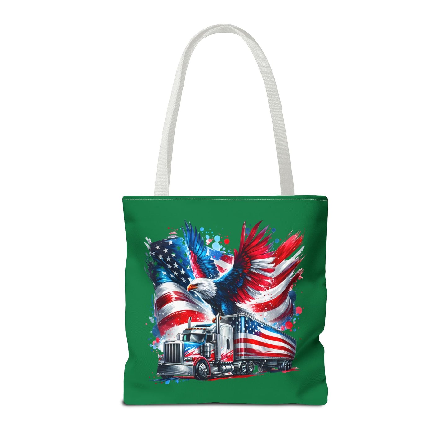 Princess Grace  Patriotic Eagle Truck Tote Bag Celebrate Freedom and Adventure