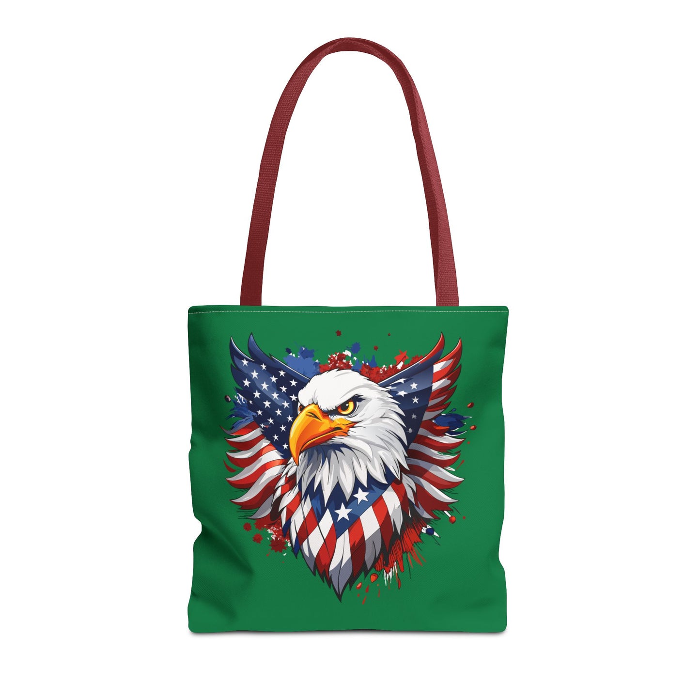 Princess Grace  Patriotic Eagle Tote Bag American Flag Design for Independence Day & Everyday Use