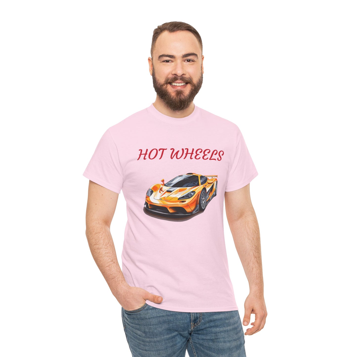 Princess Grace Hot Wheels Unisex Heavy Cotton Tee Race Car Graphic Tee for Racing Fans