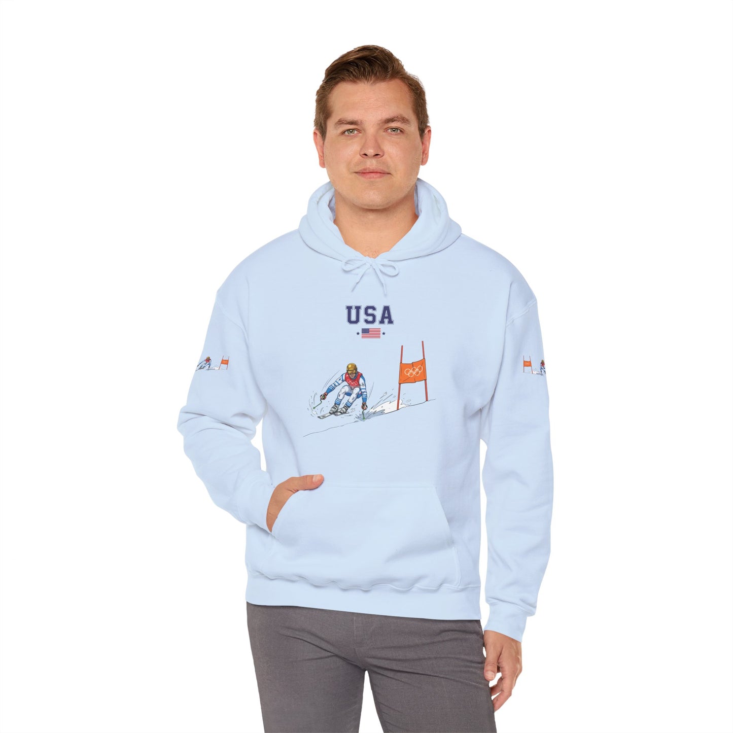 Princess Grace  TEAM USA  Unisex Heavy Blend  Hooded Sweatshirt