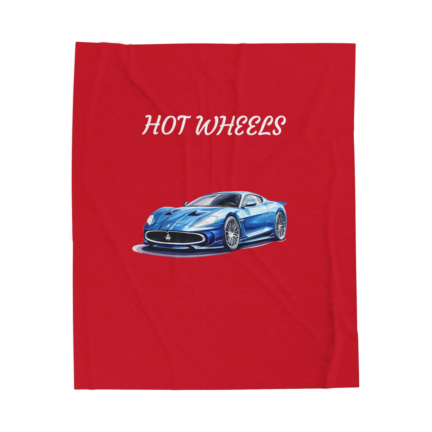 Princess Grace  Hot Wheels Velveteen Plush Blanket  Cozy Throw for Car Enthusiasts