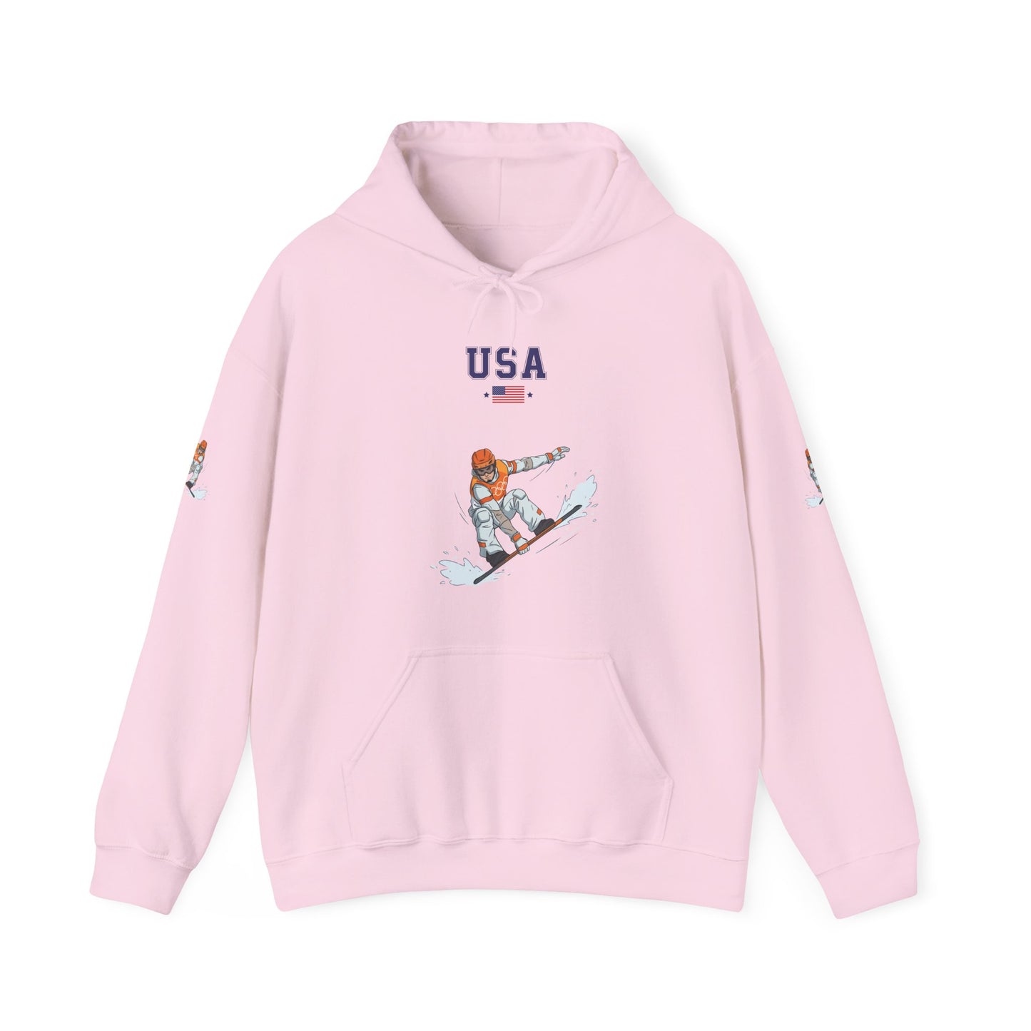 Princess Grace  TEAM USA  Snowboard  Unisex Heavy Blend Hooded Sweatshirt