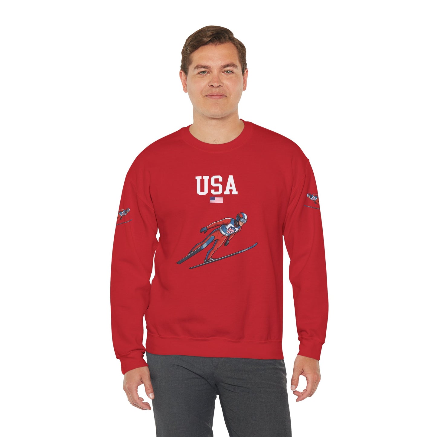 Princess Grace  TEAM USA  Unisex Heavy Blend  Crewneck Sweatshirt