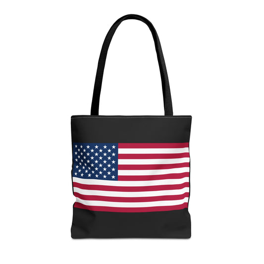 Princess Grace  Patriotic Tote Bag USA Flag Design Ideal for Independence Day & Everyday Use