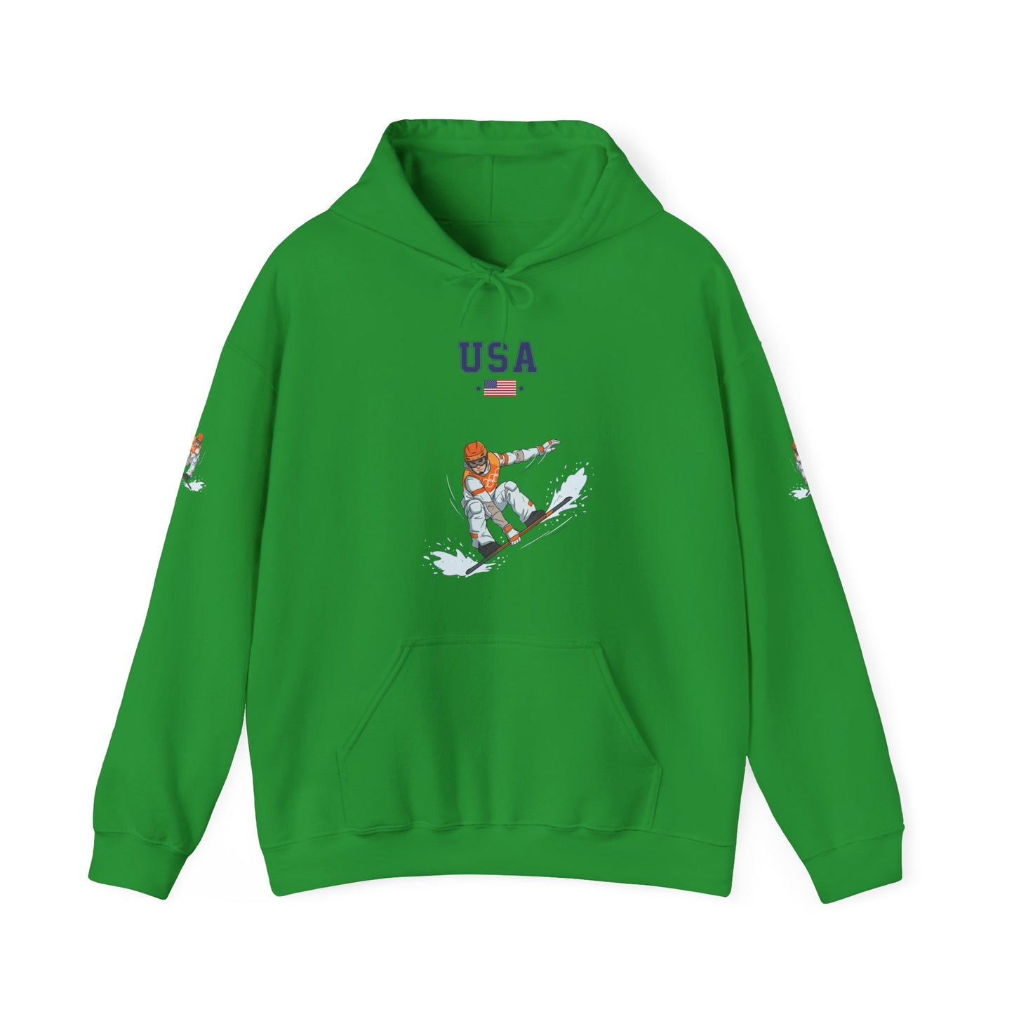 Princess Grace  TEAM USA  Snowboard  Unisex Heavy Blend Hooded Sweatshirt