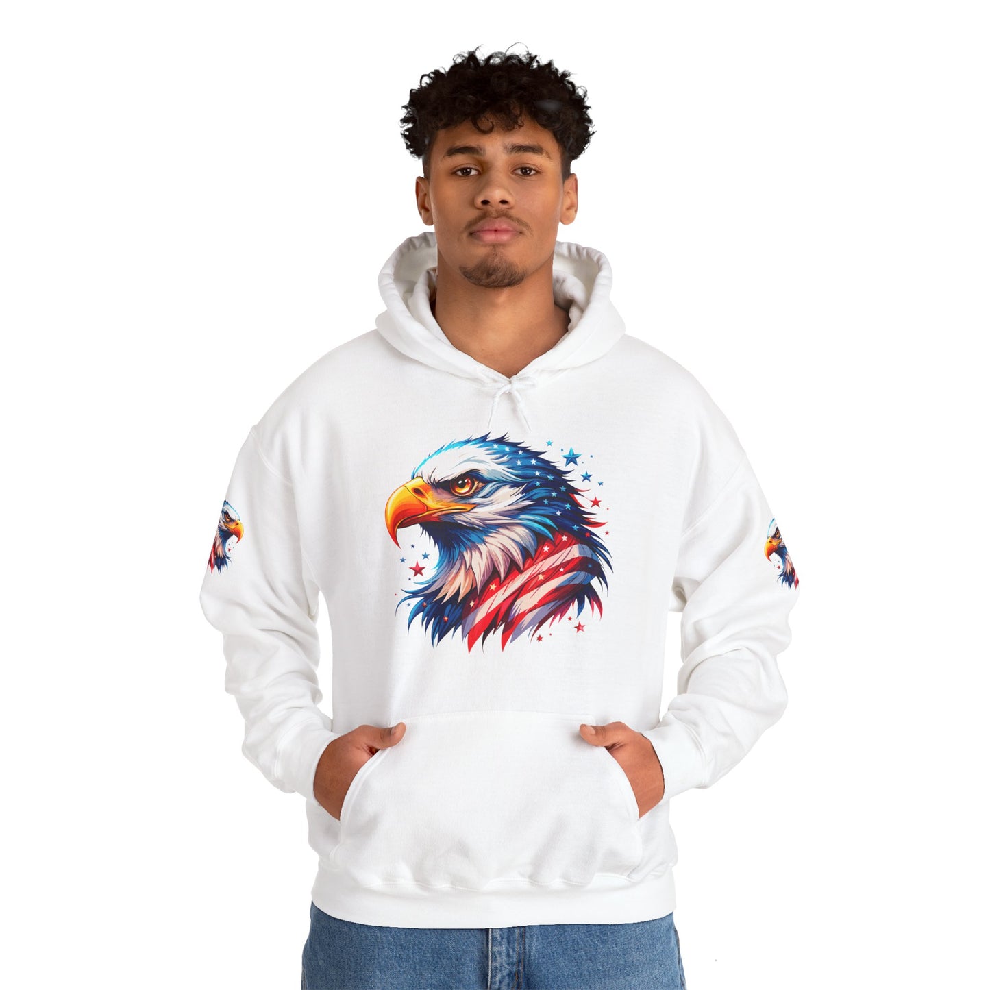 Princess Grace  American  Eagle Unisex Heavy Blend Hooded Sweatshirt