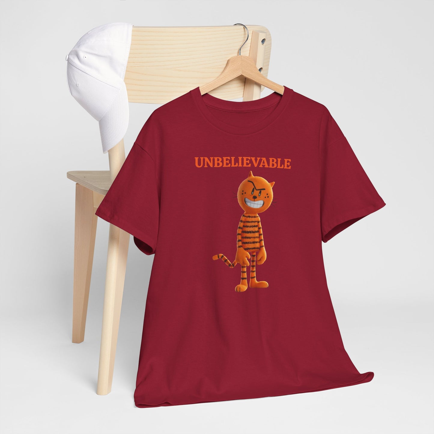 Princess Grace  Unbelievable Cat Graphic Unisex Heavy Cotton Tee