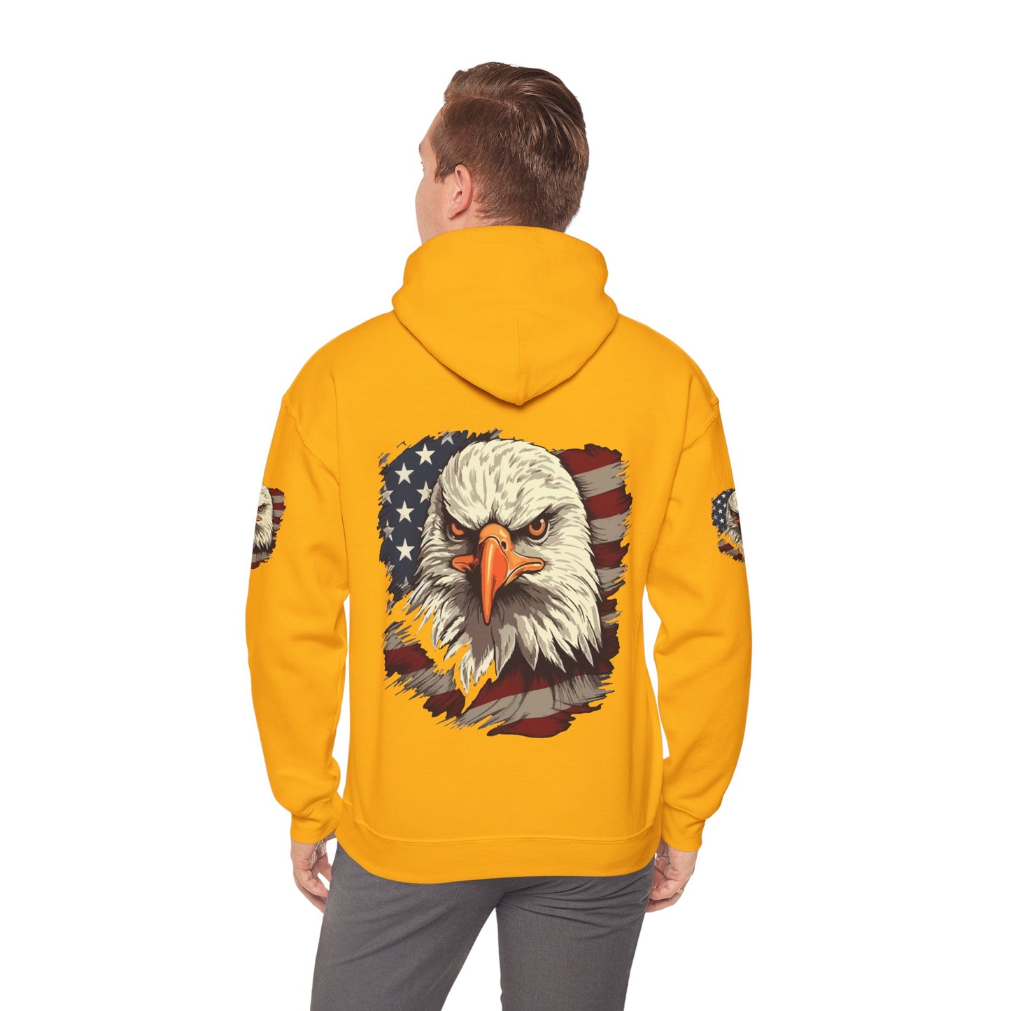 Princess Grace American Eagle Bold Unisex Heavy Blend Hooded Sweatshirt