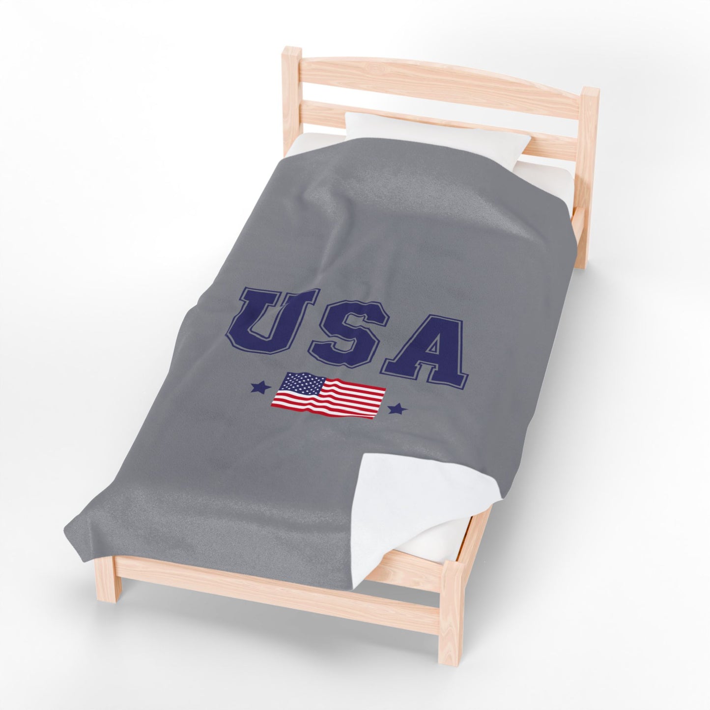 Princess Grace  TEAM USA  Velveteen Plush Blanket