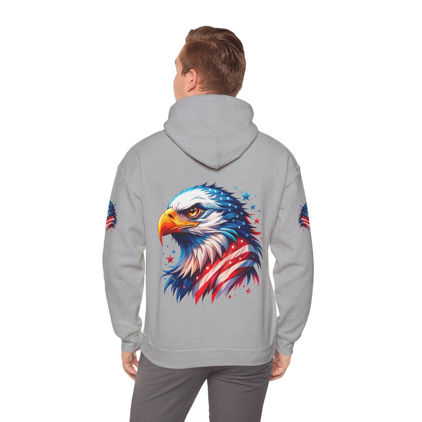 Princess Grace  American  Eagle Unisex Heavy Blend Hooded Sweatshirt