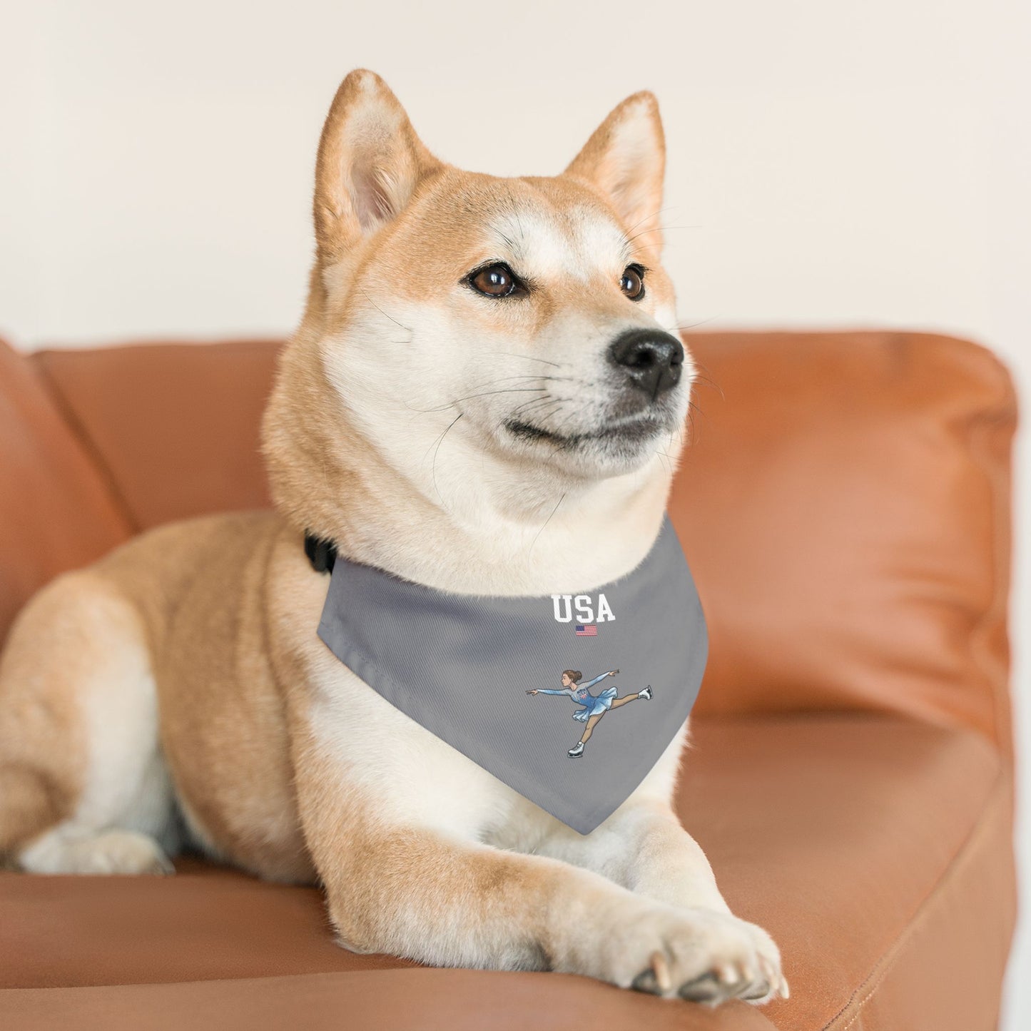 Princess Grace  TEAM USA  Pet Bandana Collar