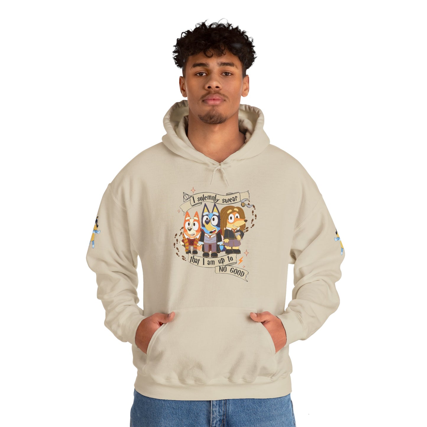 Princess Grace  Bluey  I Sincerely Sweet! Unisex Heavy Blend Hooded Sweatshirt for Fun Loving Fans